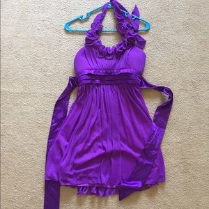 Purple cocktail dress size small